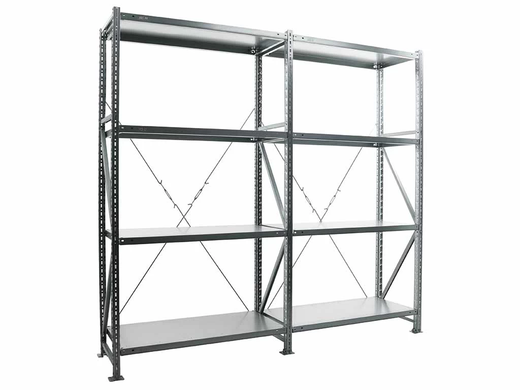 Стеллаж Практик MS U 200/200(100+100)x50/8 (4+4) (Нагрузка на полку 300)